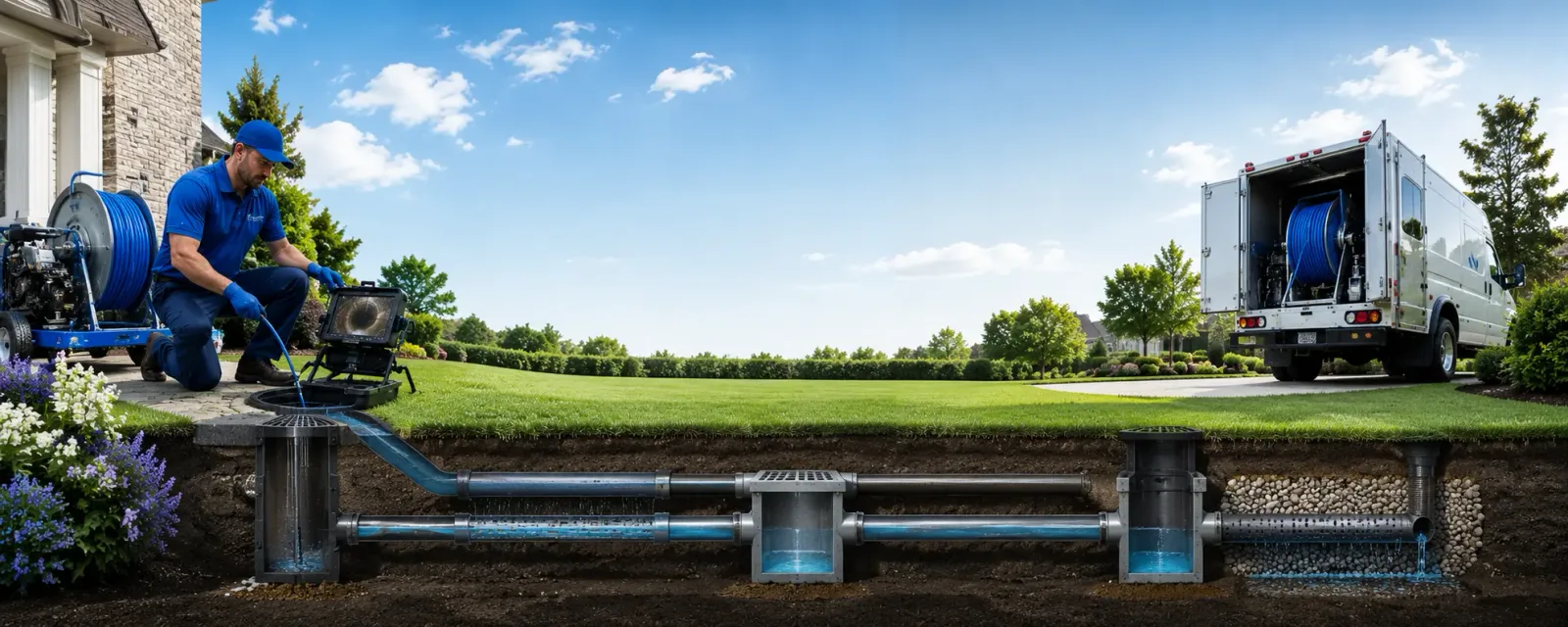 Outdoor drain cleaning information for Eaton, NY